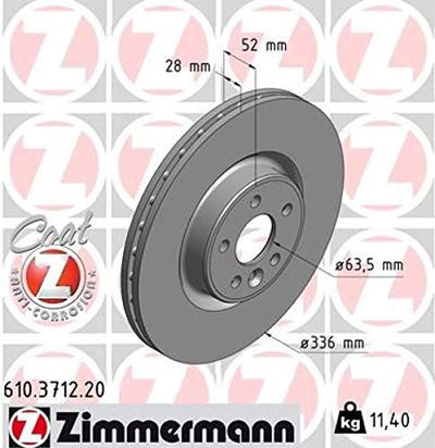Zimmermann 610371220 (Pack of 2)